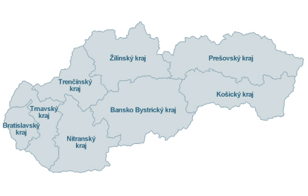 kraje Slovenska
